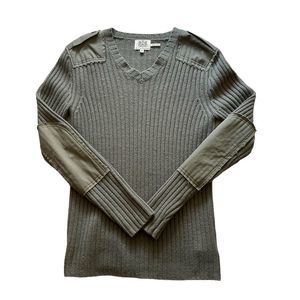 Juicy Couture Military Style Wool Sweater Medium